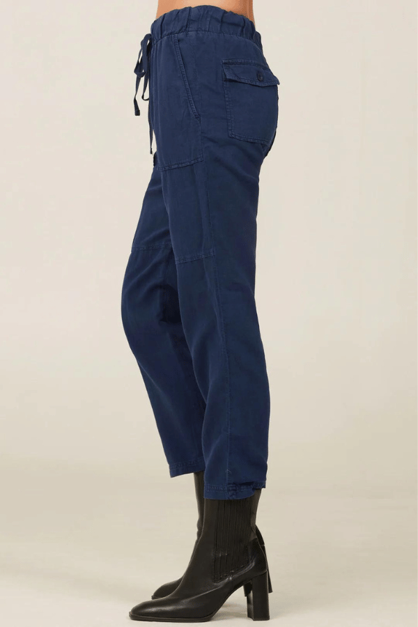 Bella Dahl Utility Tie Waist Trouser - Twilight Navy