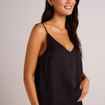 Bella Dahl Satin V-Neck Cami - Black