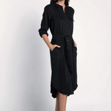 Bobbie Midi Dress - Black