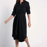 Bobbie Midi Dress - Black