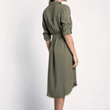 Bobbie Midi Dress - Olive Tree