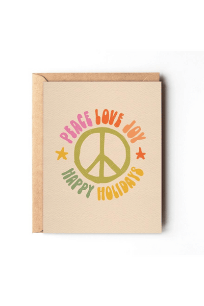 Daydream Prints Peace, Love, Joy - Holiday Card