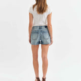 Daze Sedona Mid Rise Short - New Flame Wash