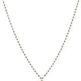 Sahira Jewelry Elsa Mini Heart Necklace - Green