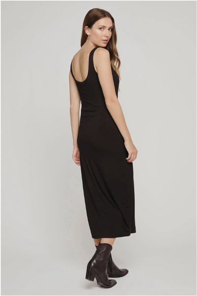 Gentle Fawn Chantelle Gathered Tank Dress - Black