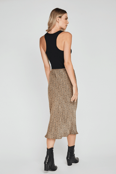 Gentle Fawn Florentine Animal Print Skirt - Sand Dapple