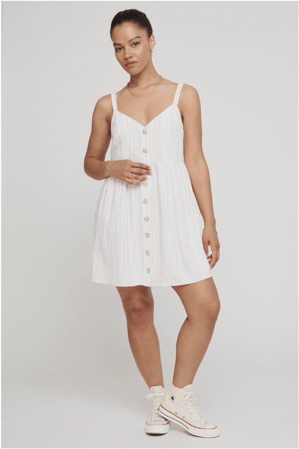 Gentle Fawn Maui Mini Dress - Terracotta Stripe