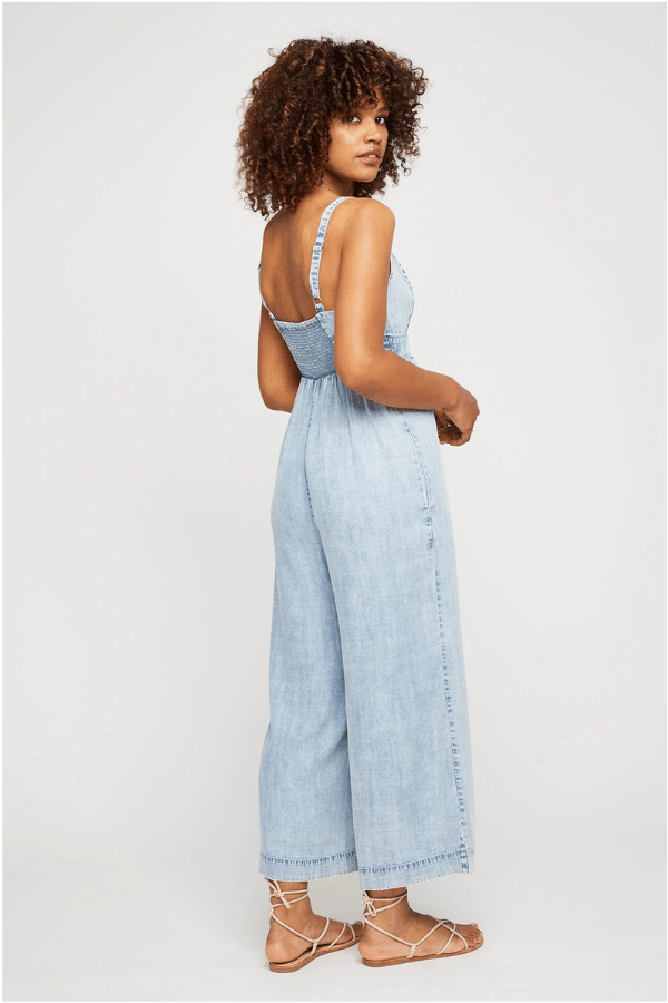 Gentle Fawn Nikki Light Blue Denim Jumpsuit