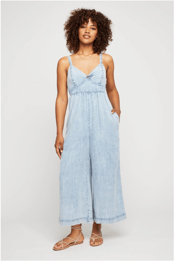 Gentle Fawn Nikki Light Blue Denim Jumpsuit