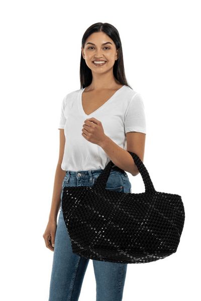 Haute Shore Bobbi Woven Tote - Noir