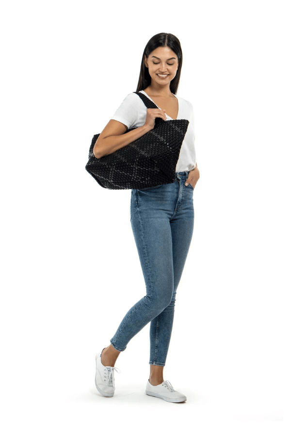 Haute Shore Bobbi Woven Tote - Noir