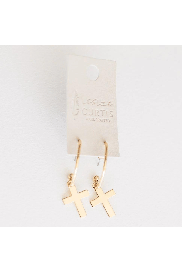 Leslie Curtis Mallory Earrings - Gold