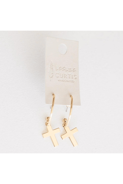 Leslie Curtis Mallory Earrings - Gold