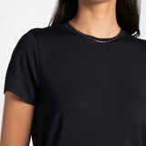 Nikki Crew Neck Tee - Black