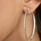 Sahira Lyra CZ Hoop Earrings
