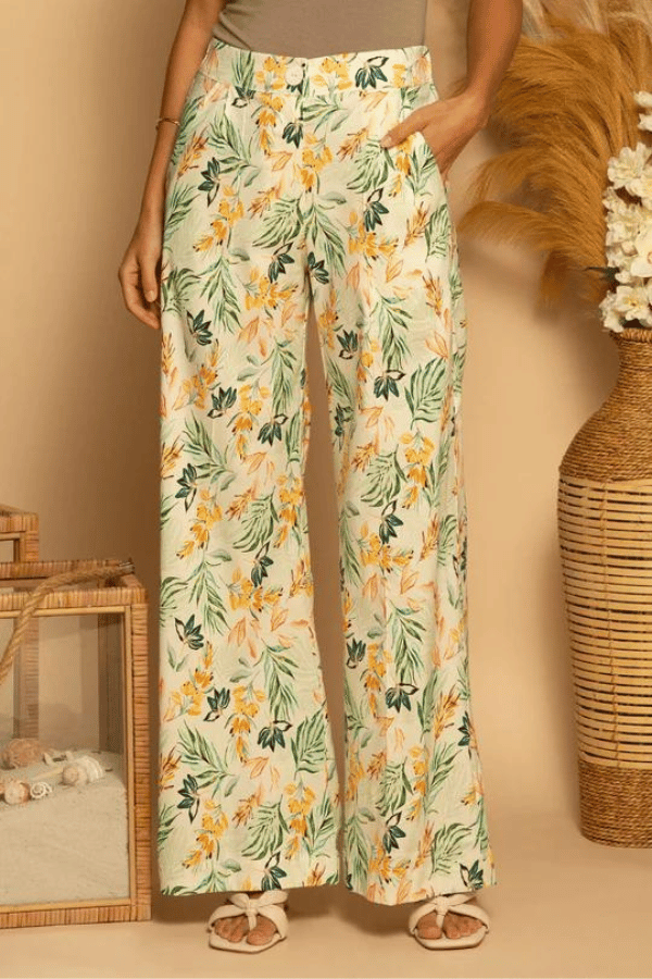 Shore Trouser Pant - Florida Blooms