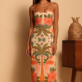 Shore Eloise Midi Dress - Vibrant Toucan