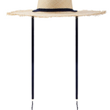 Sunshine Tienda Miriam Wide Brimmed Palm Fringe Hat