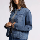 Jackie Jacket - Dark Denim Wash