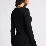 Stacy Long Sleeve Tee - Black