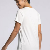 Tatiana V-Neck Tee - White