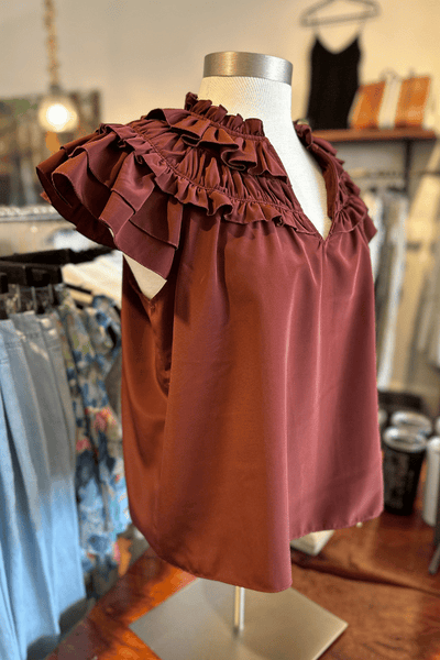 Willa Story Emerson Top - Rust