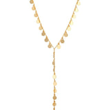 Sahira Jewelry Cha Cha Lariat Necklace - Gold