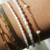 Maive Pearl by the Yard Bracelet