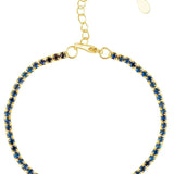 Sahira Jewelry Chloe Tennis Bracelet - Sapphire