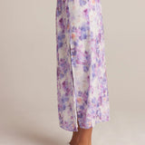 Bella Dahl Linen High Waist Maxi Skirt - Iris Floral