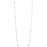 Sahira Jewelry Long Pearl Necklace