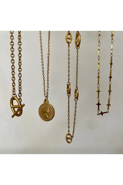 Ellie Vida Coin Pendant Necklace