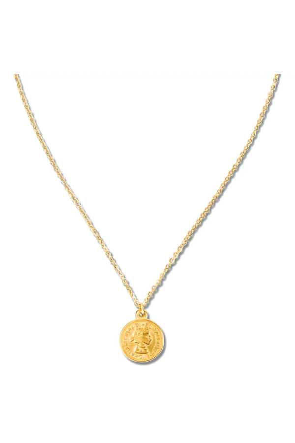 Ellie Vida Coin Pendant Necklace