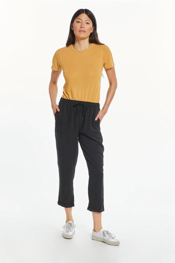 Maisie Relaxed Fit Pants - Black