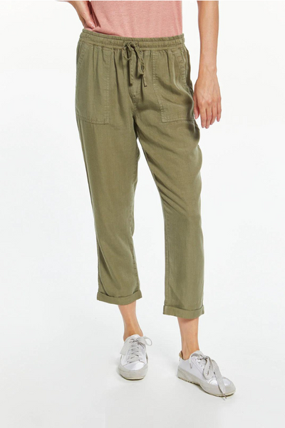 Maisie Relaxed Fit Pants - Olive